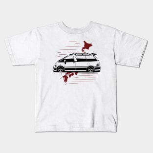 JDM garage - Previa Kids T-Shirt